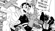 Fumihiko Tabata and Kenjaku as seen in the manga (Image Source: Shueisha)